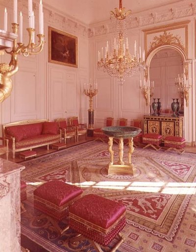 Ein Empfangsraum im Grand Trianon von French School