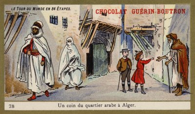 Eine Ecke des arabischen Viertels, Algier von French School