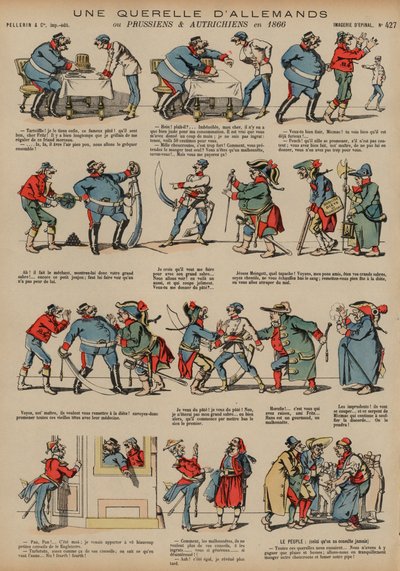 Ein Streit zwischen Deutschen: der Deutsch-Österreichische Krieg von French School