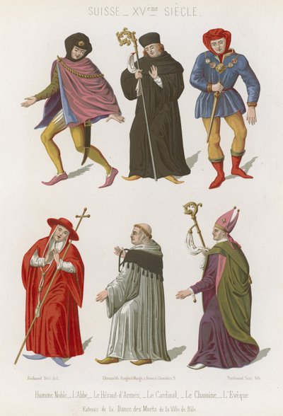Abt, Oberherold, Kardinal, Kanoniker und Bischof von French School