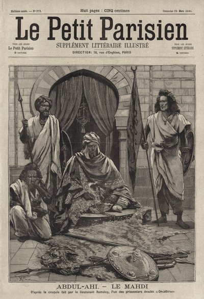 Abdallahi ibn Muhammad, Nachfolger des Mahdi, islamischer Herrscher des Sudan von French School