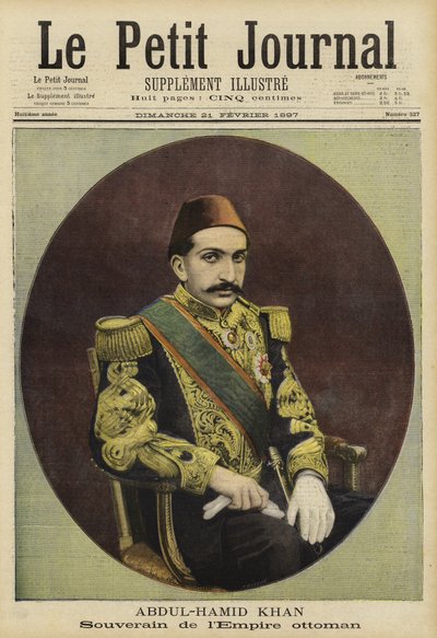 Abdul Hamid II., Sultan des Osmanischen Reiches von French School