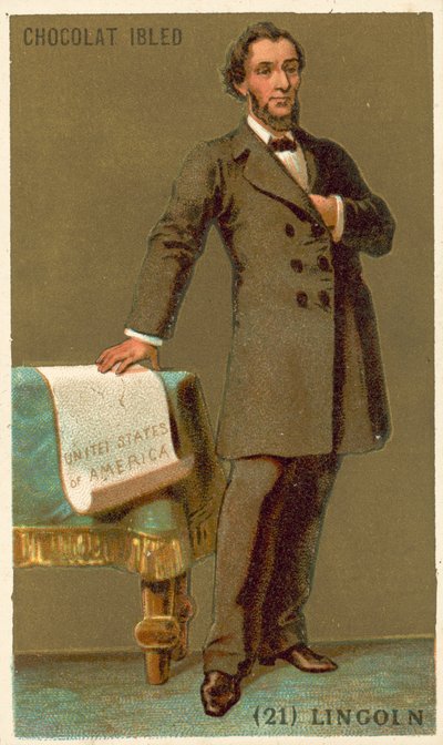 Abraham Lincoln, amerikanischer Politiker von French School