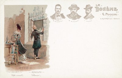 Erster Akt, La Bohème von French School