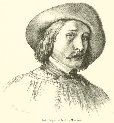 Adrien Guignet (Gravur) von French School