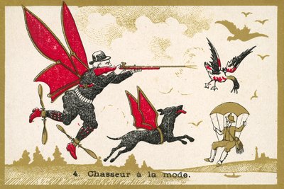 Luftjäger (Chromolitho) von French School