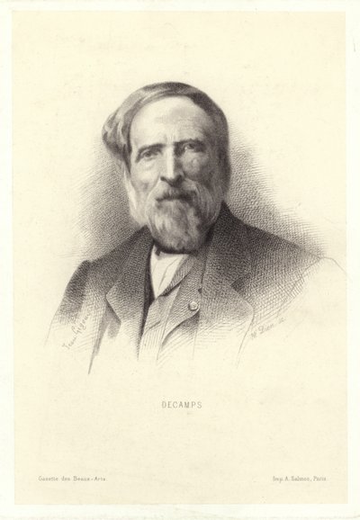 Alexandre-Gabriel Decamps, französischer Maler von French School
