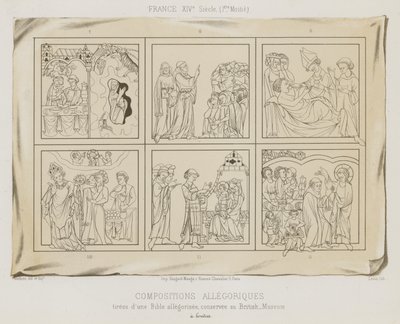 Allegorische Kompositionen von French School