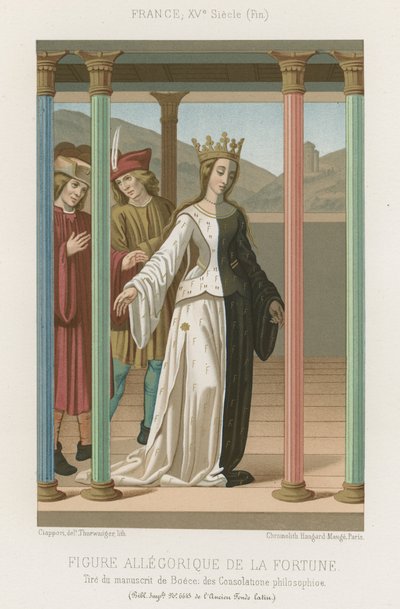 Allegorische Figur des Glücks von French School