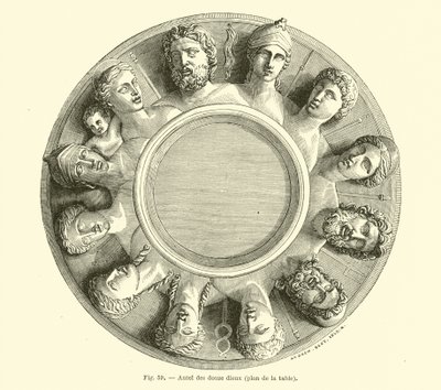 Altar der Zwölf Götter von French School