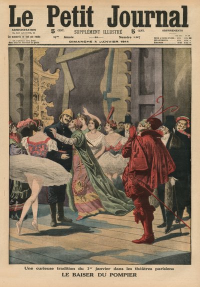 Eine seltsame Tradition des 1. Januar in den Pariser Theatern, der 