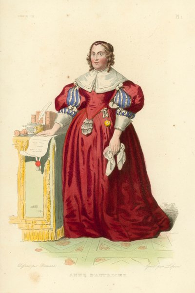 Anne von Österreich von French School