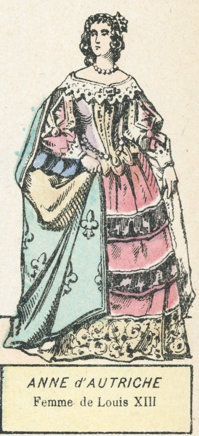 Anne von Österreich, Frau von Ludwig XIII von French School