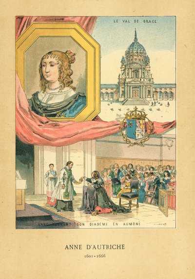 Anna von Österreich von French School