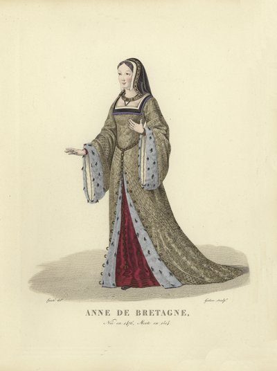 Anne von Bretagne, Königin von Karl VIII. und Ludwig XII. von Frankreich von French School