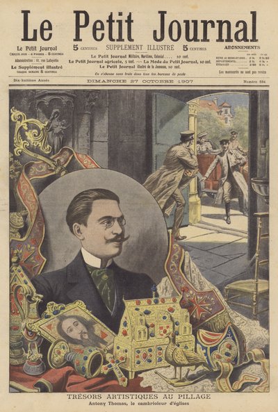 Antony Thomas, französischer Kirchendieb von French School