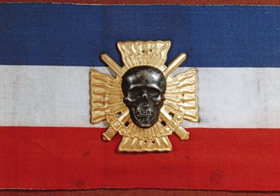 Armbinde der Croix-de-Feu, 1930er Jahre von French School