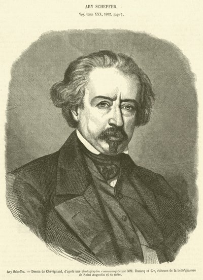 Ary Scheffer (Gravur) von French School