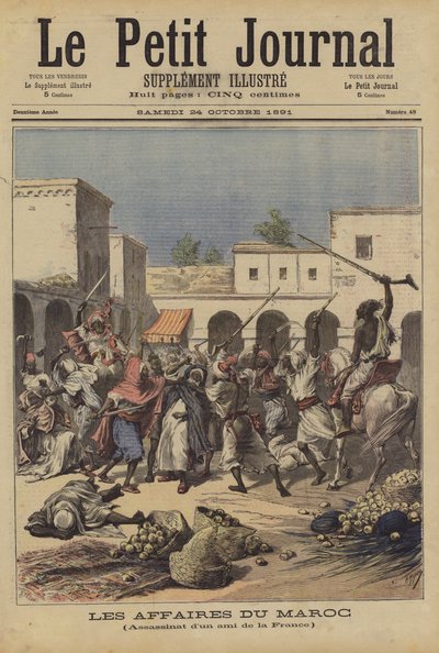 Ermordung eines Freundes Frankreichs in Marokko von French School