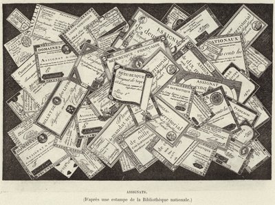 Assignaten. Assignaten, Währung der Französischen Revolution von French School