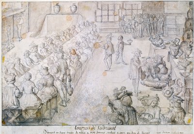 Bankett beim Turnier von Sandricourt 1493 von French School