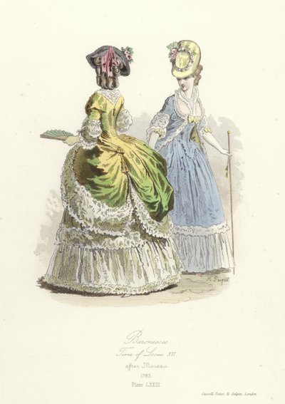 Baronessen, Zeit von Ludwig XVI. von Frankreich von French School