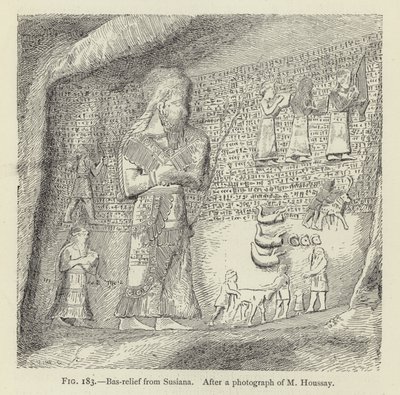 Basrelief aus Susiana von French School