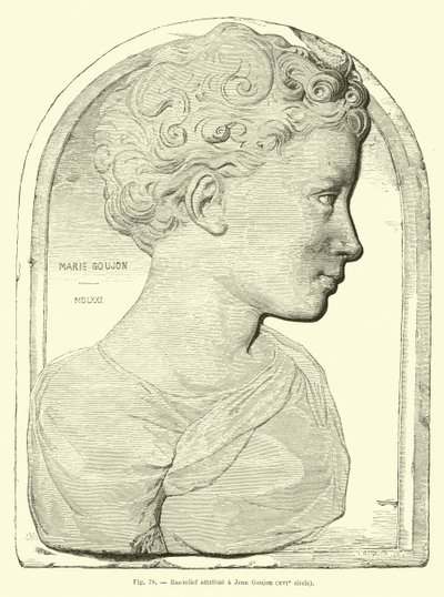 Basrelief zugeschrieben Jean Goujon von French School