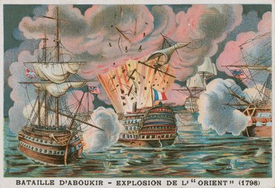 Schlacht von Aboukir, 1798 von French School