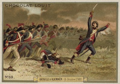 Schlacht von Alkmaar, Französische Revolutionskriege, 6. Oktober 1799 von French School