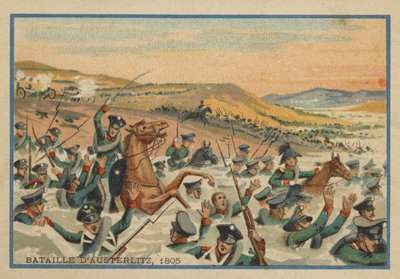 Schlacht von Austerlitz im Jahr 1805 von French School