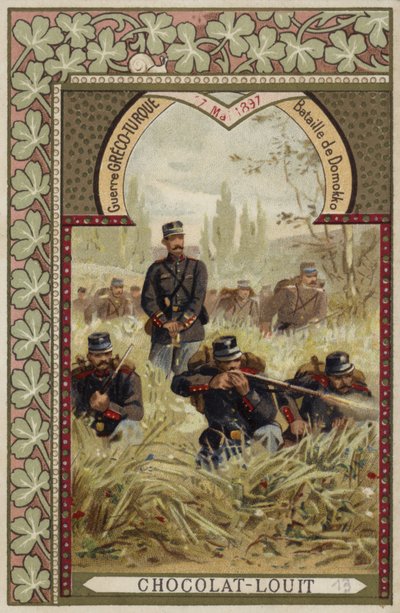 Schlacht von Domokos, Griechisch-Türkischer Krieg, 17. Mai 1897 von French School