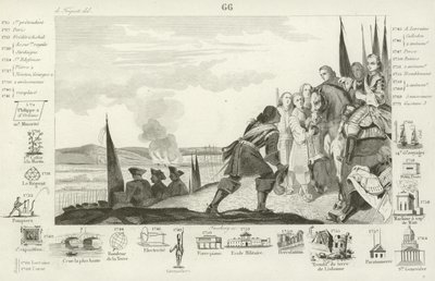 Schlacht bei Fontenoy, 1745 von French School