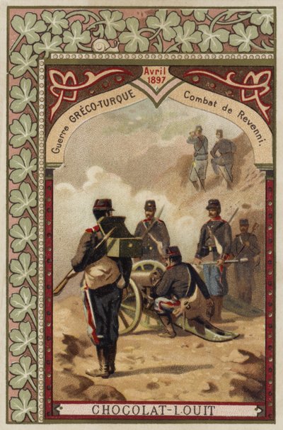 Schlacht von Revenni, Griechisch-Türkischer Krieg, April 1897 von French School
