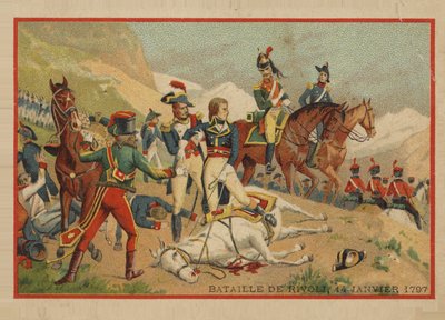 Schlacht von Rivoli, 14. Januar 1797 von French School