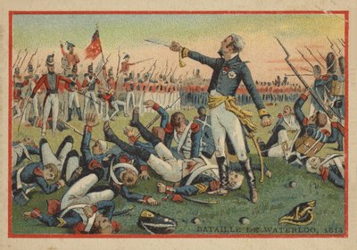 Schlacht von Waterloo im Jahr 1814 von French School