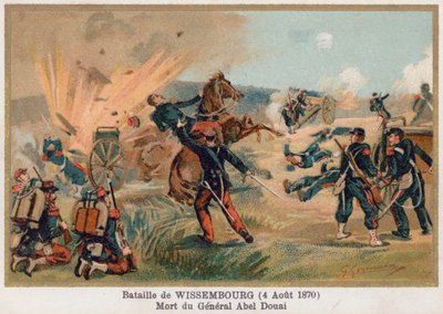 Schlacht von Weißenburg, Tod von General Douay von French School