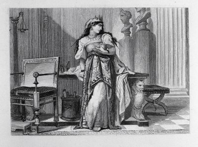 Berenice, Illustration für Berenice von Jean Racine (1639-99) von French School