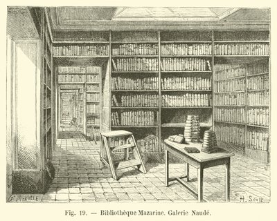 Bibliothek Mazarine, Galerie Naudé von French School