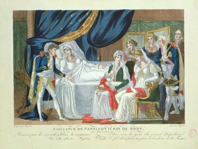 Geburt von Napoleon II., König von Rom, 20. März 1811 von French School