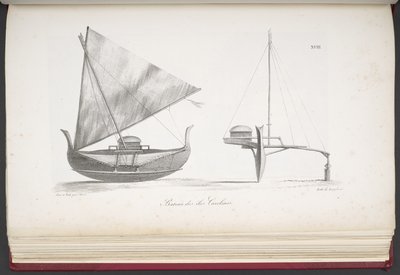 Boot von den Karolinen-Inseln, aus 