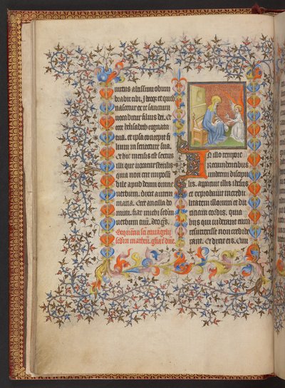 Stundenbuch, Add MS 32454 f.10v, Frankreich von French School
