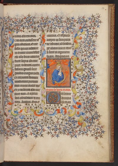 Stundenbuch, Add MS 32454 f.12r, Frankreich von French School