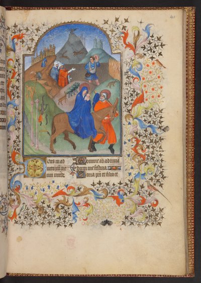 Stundenbuch, Add MS 32454 f.41r, Frankreich von French School