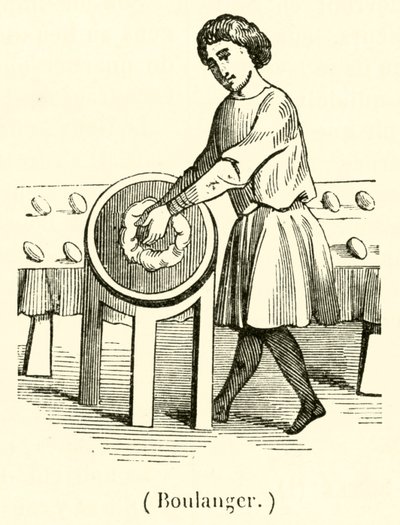 Bäcker (Gravur) von French School