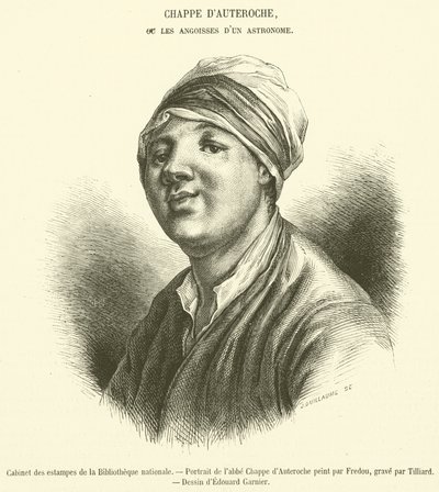 Kabinett der Drucke der Nationalbibliothek, Porträt von Abbé Chappe d