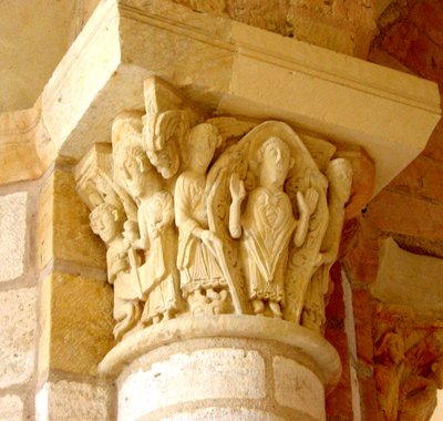 Kapitell mit Darstellung der Verherrlichung des Heiligen Martin von French School
