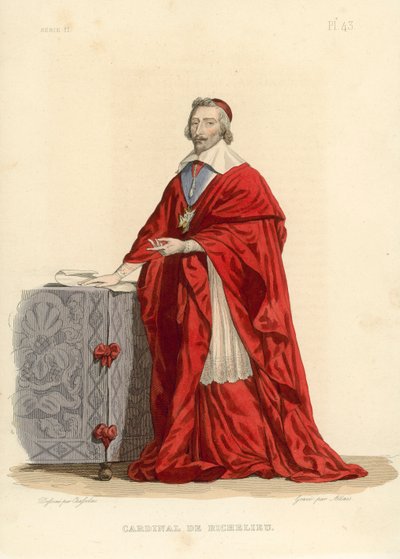 Kardinal Richelieu von French School