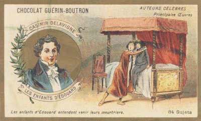 Casimir Delavigne (1793-1843), französischer Dichter und Dramatiker, Autor von „Les enfants d