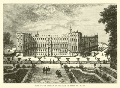 Schloss St. Germain zur Zeit Heinrichs IV. von French School